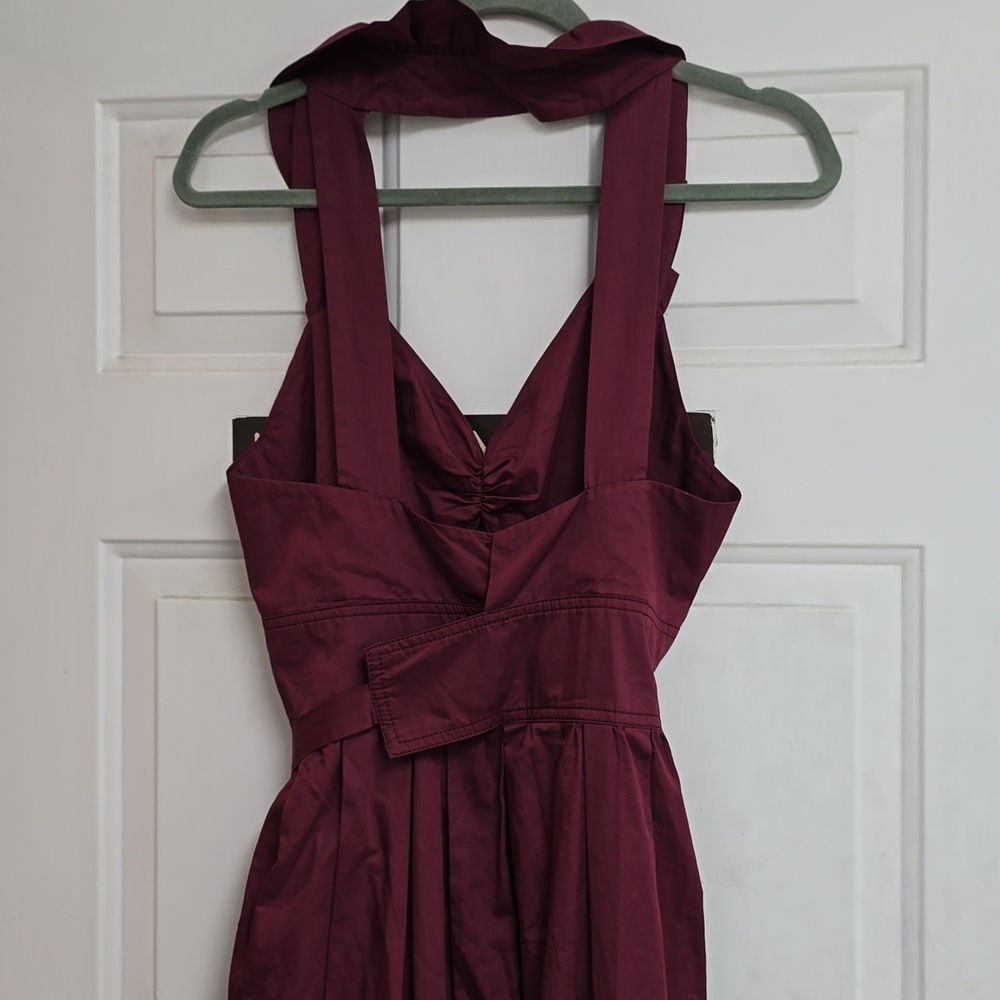 Jill Stuart Deep Red Backless Dress - Picture 6 of 12